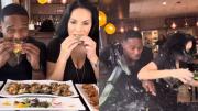 Se salvaron de milagro: Influencers fueron a grabar a un restaurante y por poco mueren arrollados por una camioneta