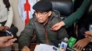 Damián Condori retoma su función de gobernador de Chuquisaca