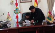 Presidenta de la Asamblea Departamental de Chuquisaca respalda regreso de Damián Condori a sus funciones