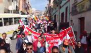 Cívicos de Potosí cumplen marcha contra los contratos del litio y no descartan acciones “más fuertes”