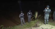Realizan operativo en la noche en búsqueda del hombre que disparó a un policía