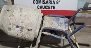 Robaron una hormigonera y apareció en el patio de una vecina en Caucete