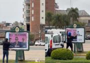 Acusó a la municipalidad de su ciudad de tapar carteles opositores y esto pasó en nueve minutos