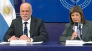 Incidentes en Independiente: conferencia de prensa de Bullrich y del ministro del Interior de Chile