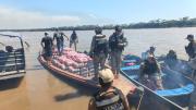 Armada Boliviana incauta 300 paquetes de arroz sin documentación en operativo contra el contrabando