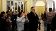 Un carapintada en la Legislatura porteña: los invitados pro-impunidad y los actos de repudio