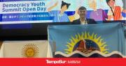 Un santacruceño representará al país en la Cumbre Internacional de la Democracia Joven