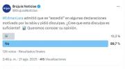 Ciudadanos consideran insuficientes las disculpas de Edman Lara, según sondeo de opinión de Brújula Digital