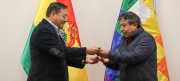 Choquehuanca gobierna Bolivia interinamente, Arce en Colombia en Cumbre de Países Amazónicos