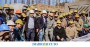 El gobernador Orrego visitó la obra del primer edificio propio que tendrá la EPET Nº 4