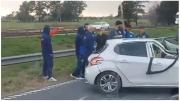 Ángel Di María asistió a jugador de Rosario Central que tuvo un grave accidente en la ruta