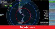 Se registró un sismo de 8.3 grados en el Pasaje de Drake
