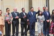 Presidente Arce alerta en Bogotá que la Amazonia enfrenta una crisis