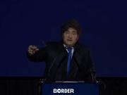 Milei habla en el aniversario de la Bolsa de Comercio de Rosario