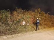 Alarma en San Andrés por varios incendios en un cañaveral cercano al barrio UPCN