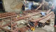 Gradería colapsa en plena celebración de Ch’utillos: Hay 15 heridos