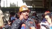 Mineros exigen a Huarachi rendición de cuentas antes de su salida