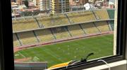Aficionados ven desde edificios el The Strongest vs. GV San José