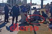 Motociclista alcoholizado se partió la cabeza en violento derrape