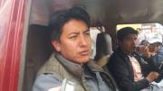 Pumari es trasladado a La Paz para su audiencia y lamenta el silencio del Defensor