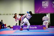 Melani Unzueta suma el tercer bronce en karate para Bolivia en los Juegos