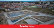 Con un 80% de avance continúan los trabajos en la plaza Yapeyú de Km 8