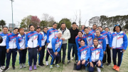 El gobernador inauguró una cancha de hockey en Orán 