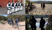 Fuerte despliegue de fuerzas federales en Aguas Blancas ante amenaza de corte en la ruta 50