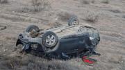 Una familia volcó en la Ruta 237: un joven fue derivado al hospital de Cutral Co
