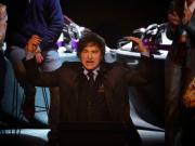 Milei llevó la campaña a Junín: un fallido y un aplauso para Karina en medio del escándalo por los audios