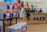 Bolivia recibe 50.000 dosis de vacunas contra el sarampión donadas por el Gobierno de Chile