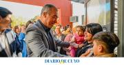 Fabián Martín llegó hasta La Puntilla para acompañar a los vecinos en el operativo San Juan Cerca