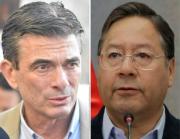 Confirman reunión entre Luis Arce y Rodrigo Paz para las 16h00 de este martes