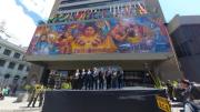 A pesar de la crisis, presidente del BCB justifica inversión de Bs 800.000 para el pintado de un mural