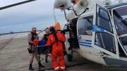 Rescate en alta mar: Aeroevacúan a tripulante del pesquero “Aresit”