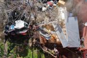 Derribaron un aguantadero de drogas en San Martín de los Andes: es el tercero en la provincia