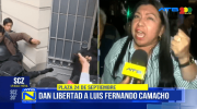 Celebración en Santa Cruz por la liberación de Luis Fernando Camacho