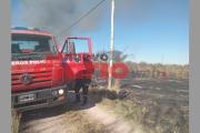 Incendio de grandes dimensiones en Maco: el fuego arrasó más de 4 hectáreas