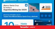 Banco Santa Cruz y la Unidad Minera sponsors Platinum de Argentina Mining Sur