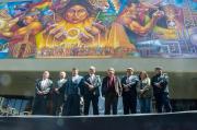 EL BANCO CENTRAL DE BOLIVIA DEVELA HISTÓRICO MURAL DEL BICENTENARIO: MADRE PATRIA