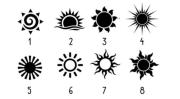 Test viral: elegí un sol y descubrí cuál es la característica sobresaliente de tu personalidad