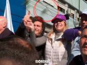 Milei suspendió su caravana en Lomas de Zamora tras ataques con piedras