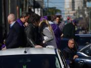 Así fue la agresión a Javier Milei durante la caravana en Lomas de Zamora