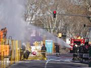 Fuga de gas en Palermo: evacuaron la zona y cortaron el tránsito sobre la avenida Juan B. Justo