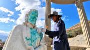 Vandalizan las 10 estaciones del Viacrucis en la subida al Cristo