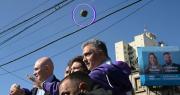 Milei atacado con piedras en acto de campaña en Argentina