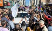 Repudiaron a los Milei y Espert en Lomas de Zamora: la caravana tuvo que irse