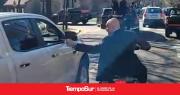 Atacaron a Javier Milei y José Luis Espert se escapó en moto