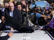 Un militante del Teresa Vive, es el único detenido por las agreciones contra la caravana de Milei