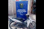 Recuperan motocicleta con pedido de secuestro en El Deancito
